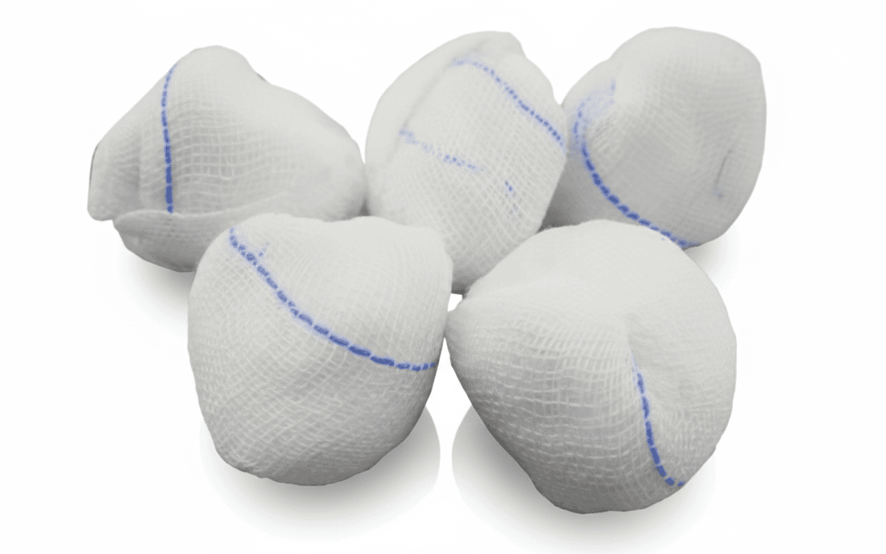 X-Ray Detectable Cotton Balls / Gauze Balls thumbnail 2